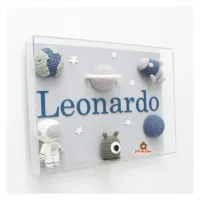Astronauta - Quadro Acrílico - Porta Maternidade - Foto 2
