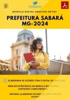 Apostila Pref Sabará MG Administrador 2024
