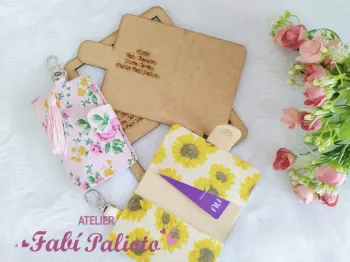 G1.553  Gabarito de Moldes  em MDF  Chaveiro Porta Cartão 