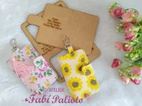 G1.553  Gabarito de Moldes  em MDF  Chaveiro Porta Cartão  - Foto 2