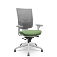  Cadeira Multiregulável NR17 Flash Cinza Encosto Regulável e Mecanismo Slider com Base Piramidal e Braços Reguláveis - Foto 7