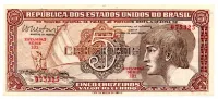 C112 - 5 Cruzeiros - Série 101 - Índio - Data: 1962 - Sob/Fe