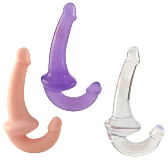 Penetrador Strapless com Plug Vaginal DILDO ULTRA-REALISTIC - DI-059