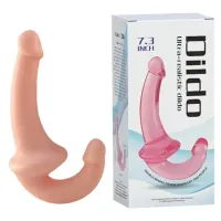 Penetrador Strapless com Plug Vaginal DILDO ULTRA-REALISTIC - DI-059 - Foto 4