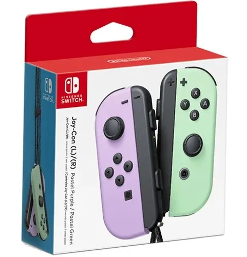 Controle Joy-Con L/R Roxo / Verde Pastel - Nintendo Switch