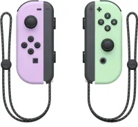 Controle Joy-Con L/R Roxo / Verde Pastel - Nintendo Switch - Foto 2
