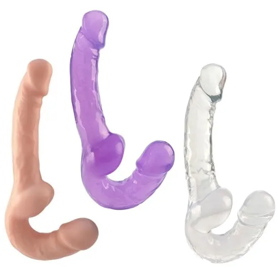 Penetrador Strapless com Plug Vaginal DILDO ULTRA-REALISTIC - DI-060