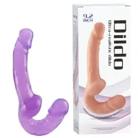 Penetrador Strapless com Plug Vaginal DILDO ULTRA-REALISTIC - DI-060 - Foto 4