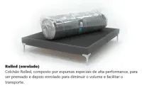 COLCHÃO ROLLED CONVENCIONAL MÉDIO - 30CM - Foto 2
