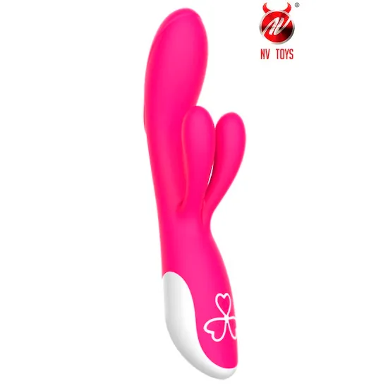Vibrador Ponto G com Estimulador de Clitoris USB - VB113