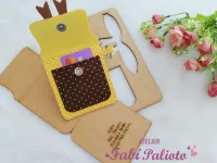 G1.554  Gabarito de Moldes  em MDF  Chaveiro Moedas e Cartão - Foto 3