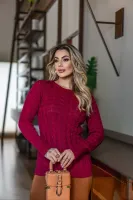 Blusa tricot alongada GM 771 Tam M