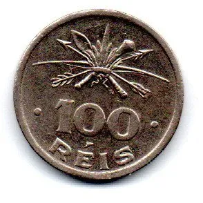1932 - 100 Réis - Vicentina - Comemorativa 4° Centenário da Colonização do Brasil - Moeda Brasil - Soberba