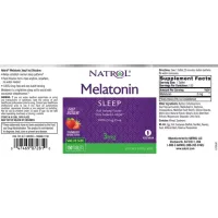 Melatonina Natrol 3mg Fast Dissolve Sabor Morango C/90 Unidades  - Foto 5