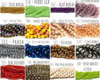 5 Fios Cristal 2mm - Missanga De Vidro Tipo Flat  - Foto 2