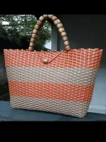 Bolsa fibra sintética colorida - Foto 2