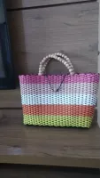 Bolsa fibra sintética colorida - Foto 6