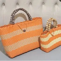 Bolsa fibra sintética colorida - Foto 10