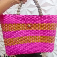 Bolsa fibra sintética colorida - Foto 14