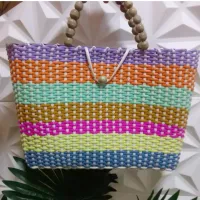 Bolsa fibra sintética colorida - Foto 15
