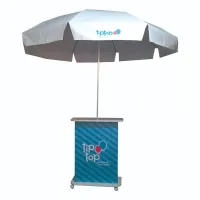 Balcão Promocional Portátil com Guarda Sol - Foto 5