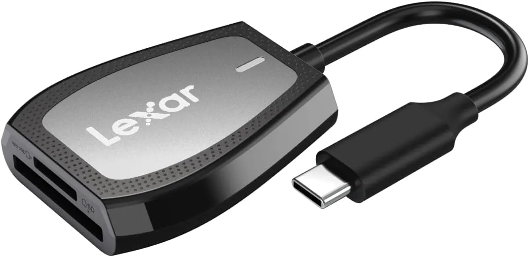 Leitor de Cartão Lexar Professional Dual-Slot USB-C Reader/Lecteur