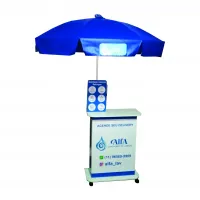 Balcão Promocional Portátil com Guarda Sol - Foto 3