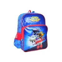 Mochila Escolar Super Wings Grande Infantil 