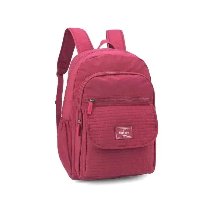 Mochila UP4YOU Crinkle Vinho MJ48490UP Imagem