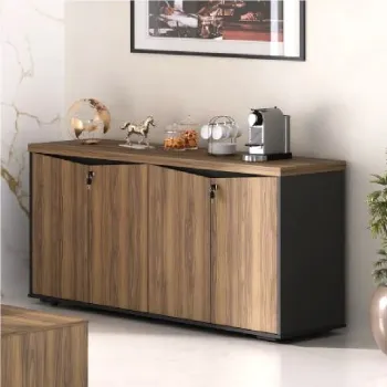 Armário Baixo 1470 com 4 portas e Prateleiras Tamburato Y37