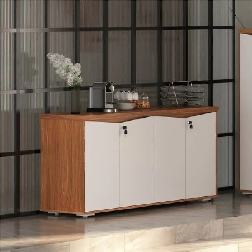 Armário Baixo 1470 com 4 portas e Prateleiras Tamburato 37mm Y37