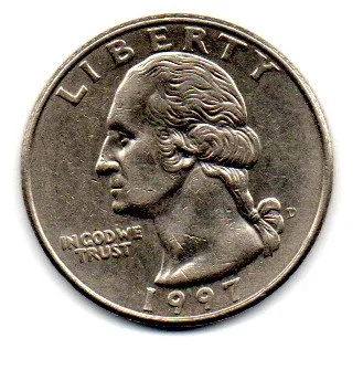 Estados Unidos - 1997D - 25 Cents - Quarter Dollar