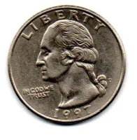 Estados Unidos - 1997D - 25 Cents - Quarter Dollar