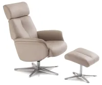 Poltrona Reclinável + Puff Luna