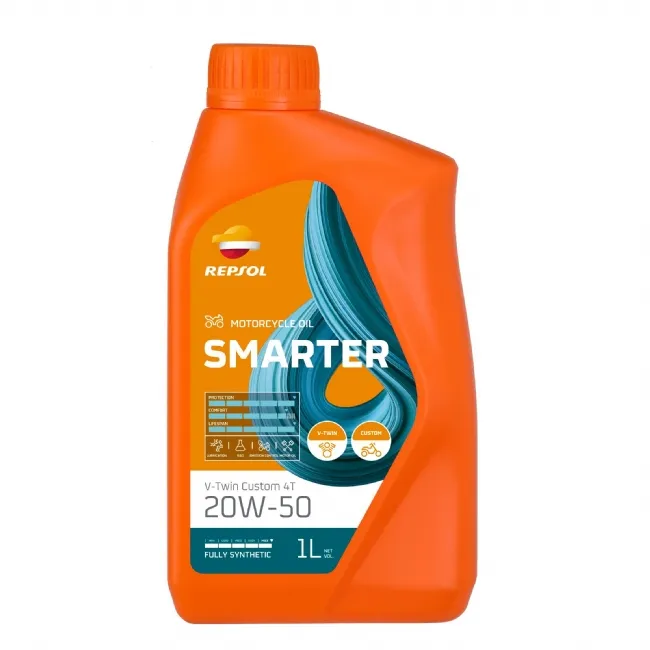 OLEO MOTOR REPSOL SMARTER V-TWIN CUSTOM 20W50  SINTETICO