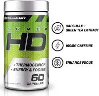 Cellucor Super Hd High Definition Fat Burner 60caps Eua - Foto 3