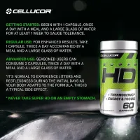 Cellucor Super Hd High Definition Fat Burner 60caps Eua - Foto 4
