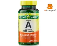 Vitamina A Spring Valley® 2400 Mcg 250 Softgels