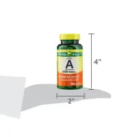 Vitamina A Spring Valley® 2400 Mcg 250 Softgels - Foto 2