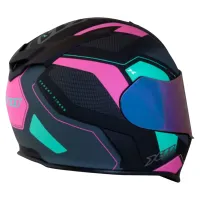 Capacete X 11 Revo Pro Flagger 2 Rosa Acqua - Foto 2