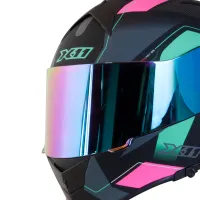 Capacete X 11 Revo Pro Flagger 2 Rosa Acqua - Foto 3