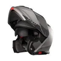 Capacete X 11 Turner Solido articulado Prata - Foto 5