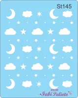 ST145  Stencil Noite