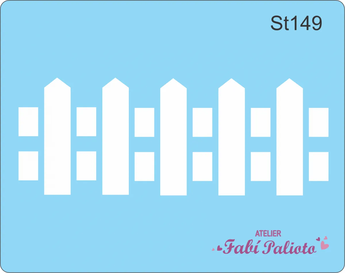 ST149 Stencil Cerca grande