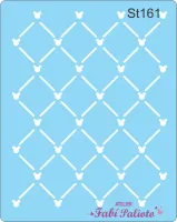 ST161 Stencil Love Mickey