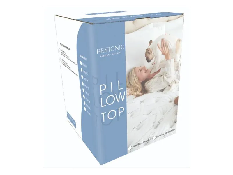 Pillow Top Restonic Ultracel 75mm Com Saia