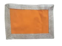 Paninho Aveludado para Mesas & Altares  Fios de Ouro - 26cm x 15,5cm - Foto 2