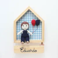 Menino - Casinha - Porta Maternidade