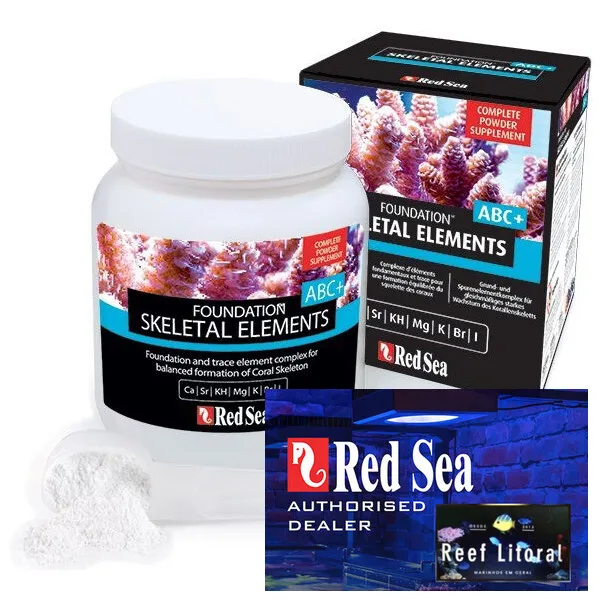 Red Sea Reef Foundation Skeletal Elements Abc+ 1kg Imagem