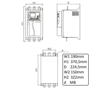 Chave De Partida Soft-starter SCKR1-6800-115-Z 230a 75cv/220v 150cv/380v C/ihm - Foto 7